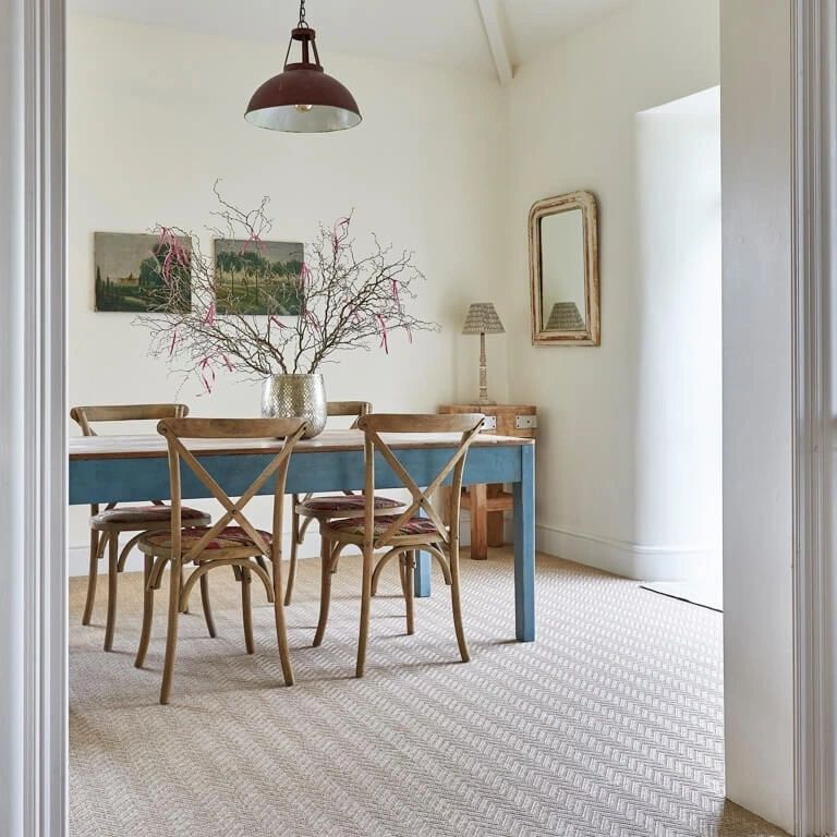 Engineered oak wood flooring living room warm tones