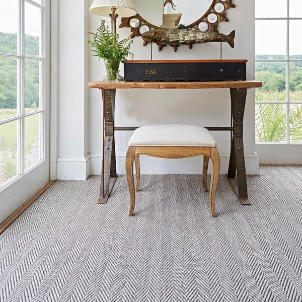 Engineered wood flooring close up grain texture